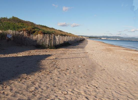 Badine Beach 5P Plage Piscine Balneo Clim Jardin Exotique Hyères Exteriör bild